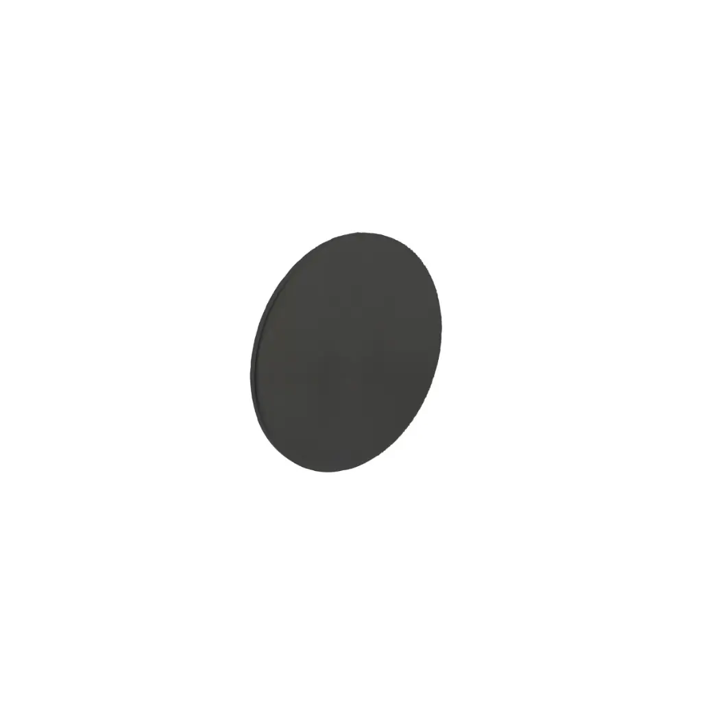 Afdek rozet blind rond zwart zelfklevend 55x2mm