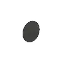 Afdek rozet blind rond zwart zelfklevend 55x2mm