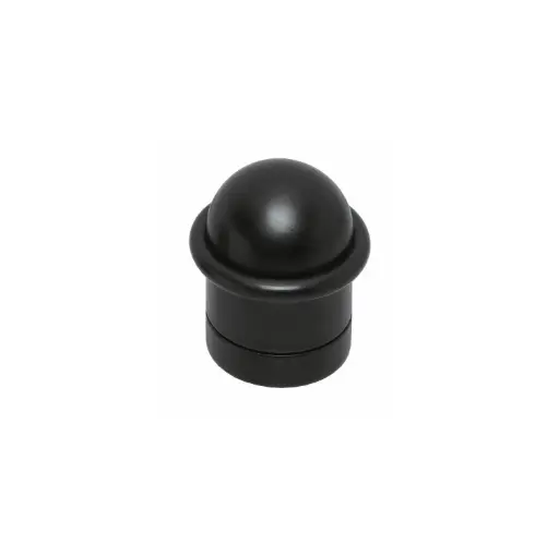 [0023.442000] Deurstopper rond met ring mat zwart
